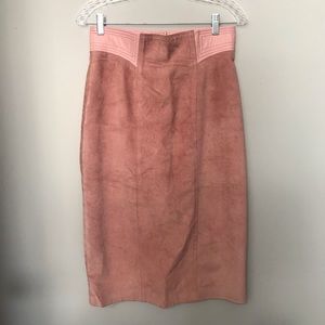 Danier Vintage Suede Skirt